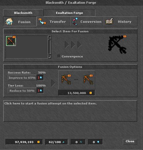 One item. The next tier. — screenshot 1